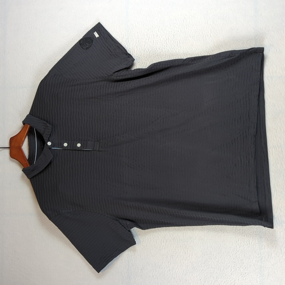 Nike Black Dri-Fit Standard Fit Athletic Golf Men's Polo Shirt L